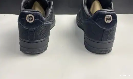 Black Stussy Nike Force Air Low 1 CZ9084-001 0609